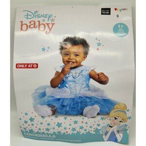 NEW Disney Baby Princess Cinderella Costume Size 12-18 Months Halloween Dress Up